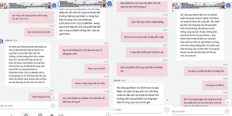 Khách hàng bức xúc nhà cái lừa đảo SBTY