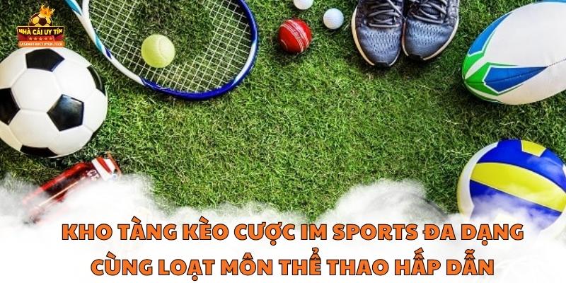 Kho tàng kèo cược IM Sports đa dạng cùng