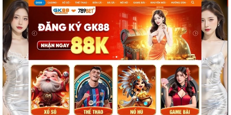 Top thương hiệu GK88 giao diện bắt mắt