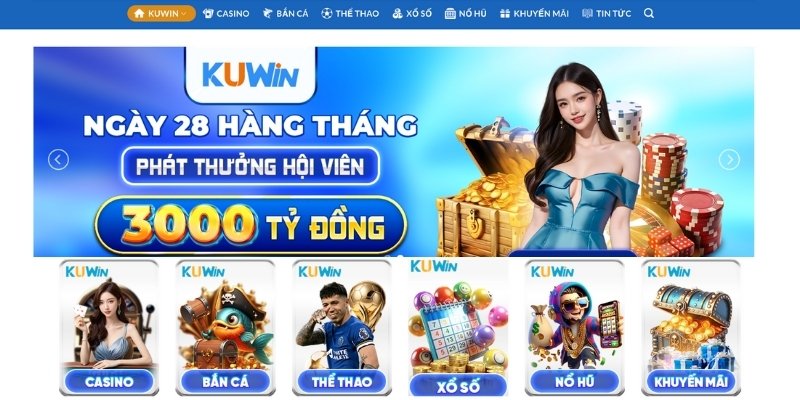 Trang chủ Kuwin ưu đãi ngập không gì phải bàn